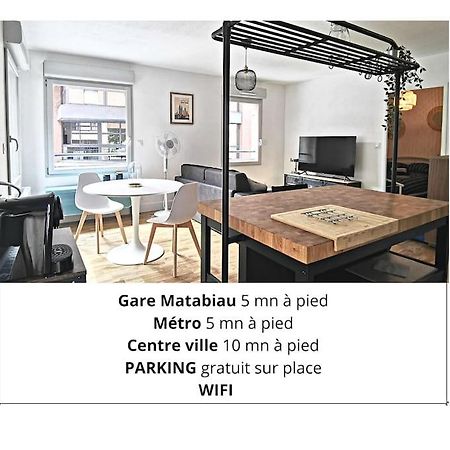 Chez Serge - Petit Matabiau - 2/4 Pers - Pkg/Centre Toulouse Eksteriør bilde